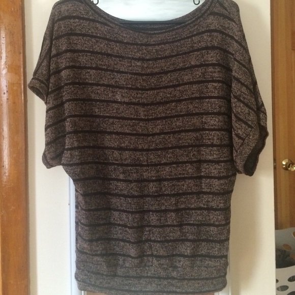 Sweater, wide sleeves, greenish-gray