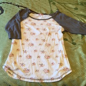 3/4 length sleeve tee