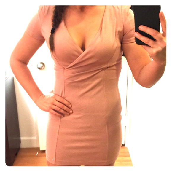 Blush mini dress