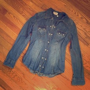 H&M Western Style Chambray Shirt