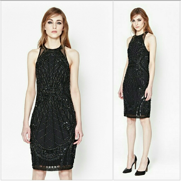 ▪ nwot ▪ pearl embellished cage dress