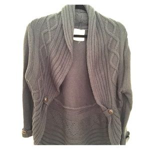 Charcoal knit sweater