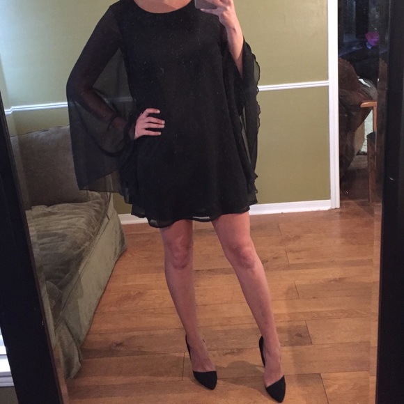 Sassy but classy little black dress