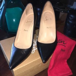 Authentic Christian Louboutin Hai 85 kid leather