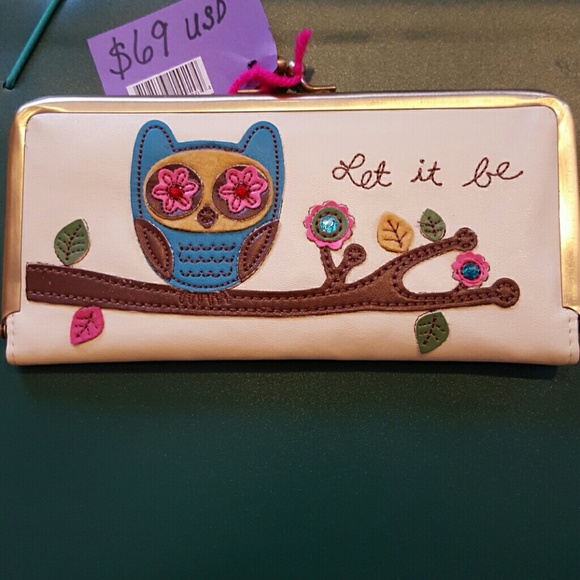 NWT Owl Natural life wallet all organic