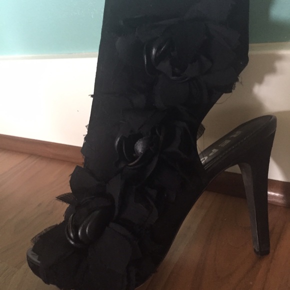 Report Stiletto Peep-Toe Booties - Picture 2 of 4