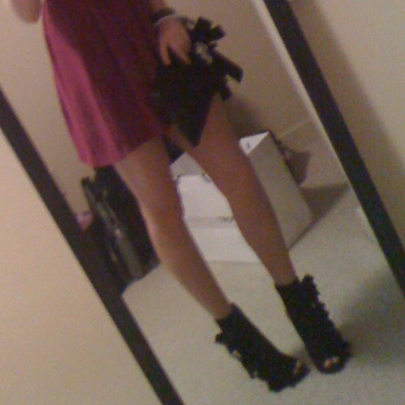 Report Stiletto Peep-Toe Booties - Picture 4 of 4