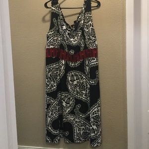 Black Paisley Dress