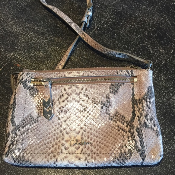 Cole Haan Crossbody bag, small, snakeskin print