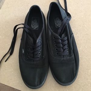 All black vans