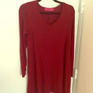 Maroon dress