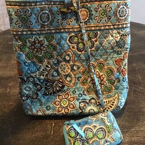 Vera Bradley Tote with Wallet/Wristlet