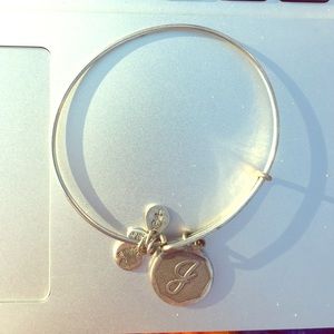 "J" Silver Alex and Ani
