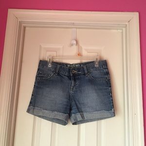 Denim shorts