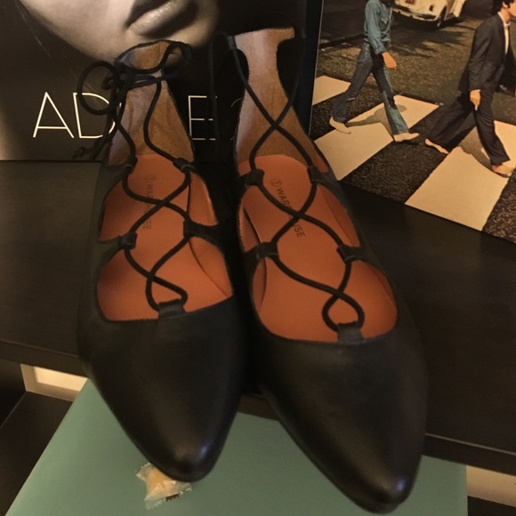 ASOS lace up flat shoe