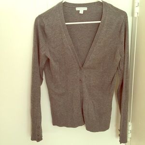 Gray cardigan
