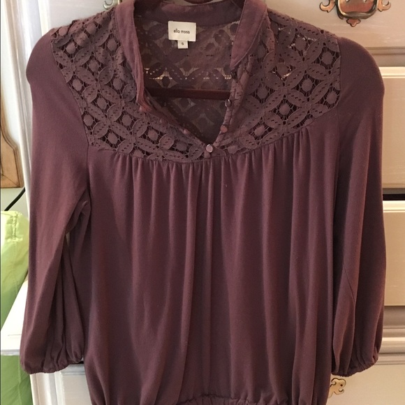 Ella Moss size small brown top