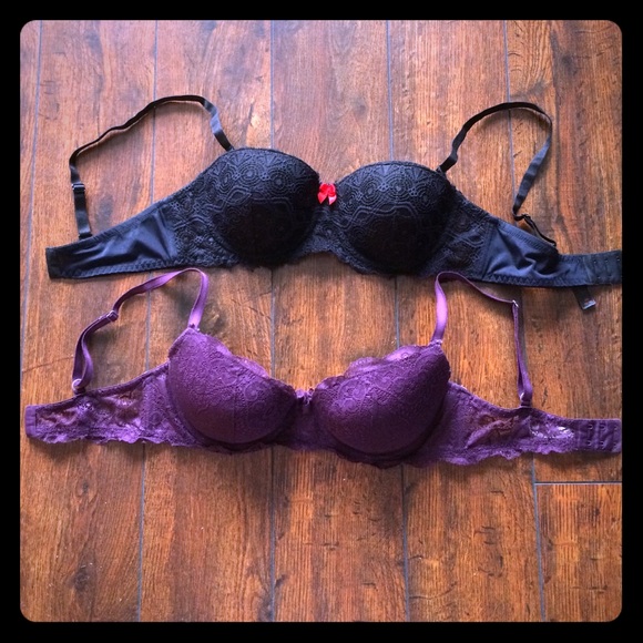 Lace Detail Bras 34D