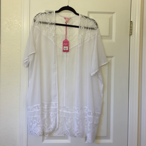White sheer cover