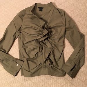 Moda International Tops - Express fitted ruffle blouse Moda International Tops - Express fitted ruffle blouse