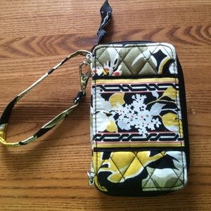 Vera Bradley phone holder/wallet wristlet