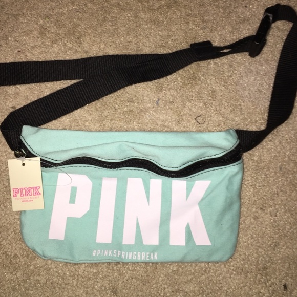 PINK. Teal spring break bag