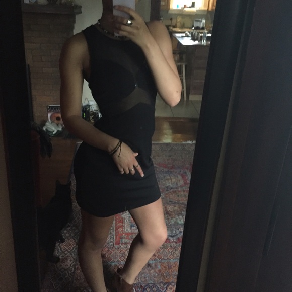 Sheer Black Dress
