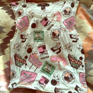 Palm Springs vintage style crop top • F21