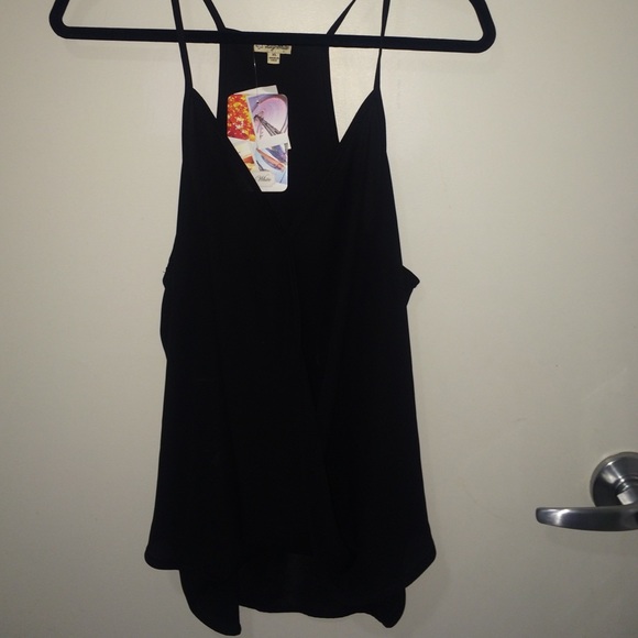 Draped tank top
