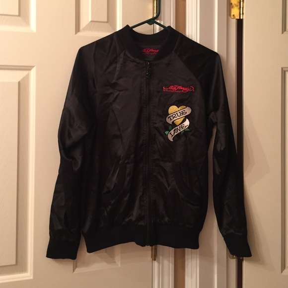 NWOT Reversible Ed Hardy Jacket