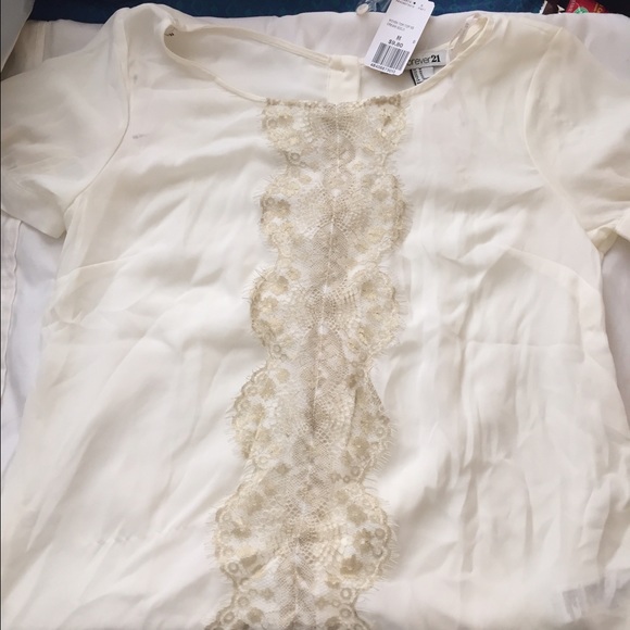 Forever 21, cream color blouse