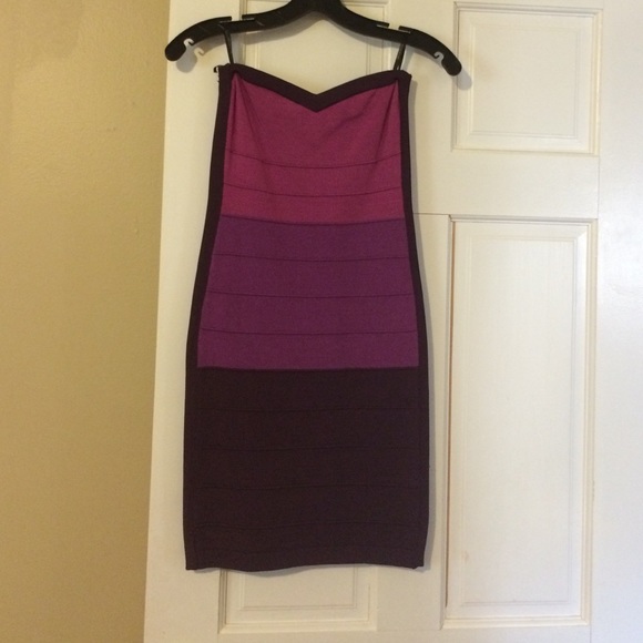 Bebe Dress Purple and Pink