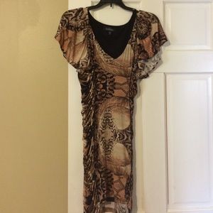 BeBe Dress Snake Skin Dress