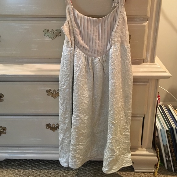 Silver cocktail dress