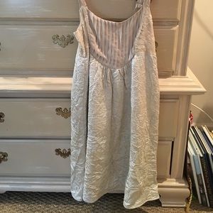 Silver cocktail dress
