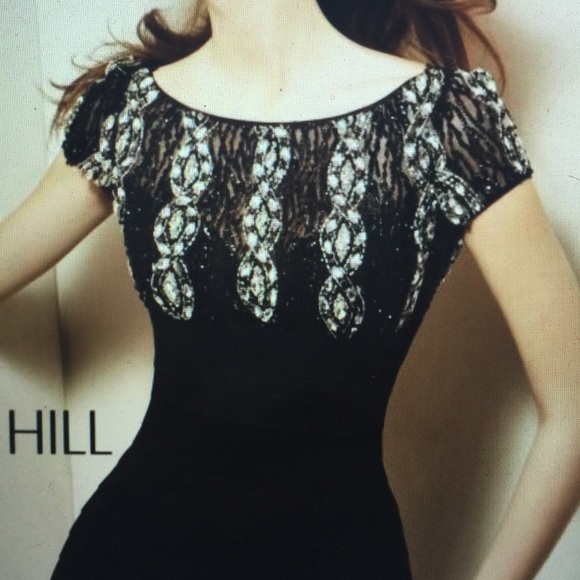 Short Sherri Hill formal/prom dress.