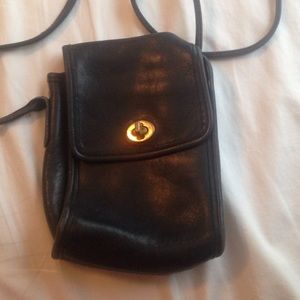 Vintage black coach purse!