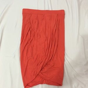 Orange skirt