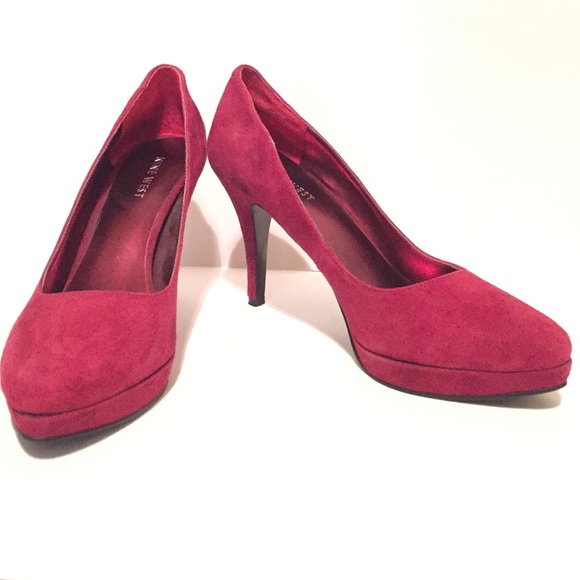 🔅Burgundy Suede Heels🔅