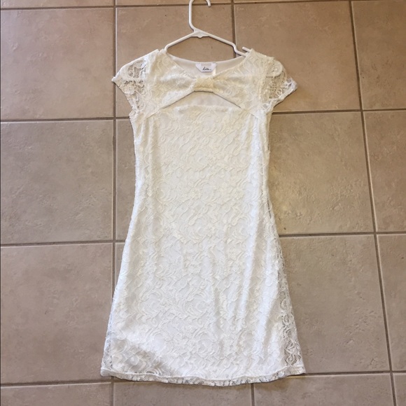 Size Small white lace dress from PACSUN