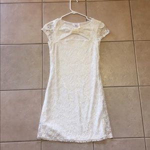 Size Small white lace dress from PACSUN