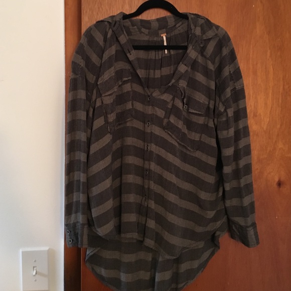 Free people button down flannel