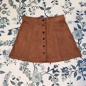 AE velvet skirt