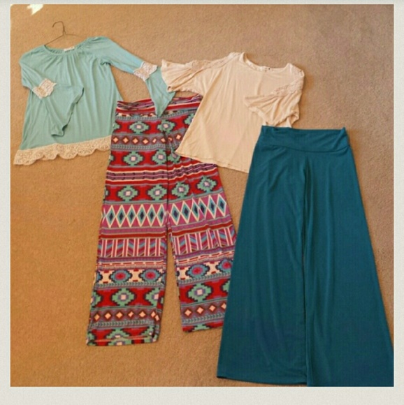 GIRLS Palazzo pants - Picture 1 of 3