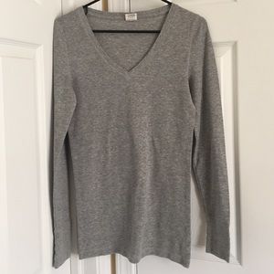 Victoria's Secret Pink waffle knit v-neck shirt