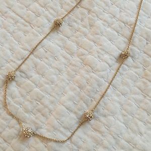 Kate spade crystal ball necklace