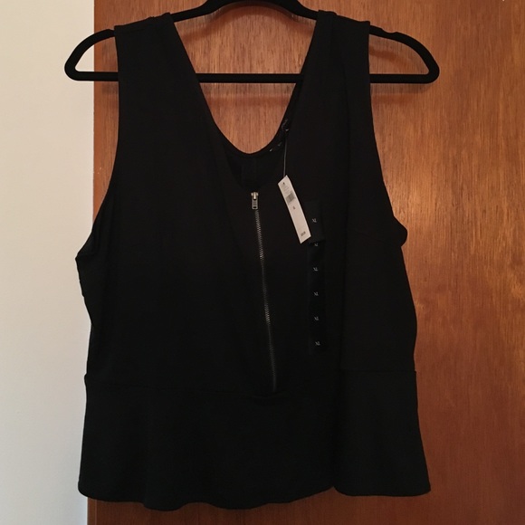 NWT Banana republic black tank