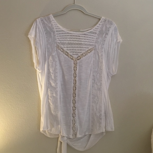 Free People White Blouse