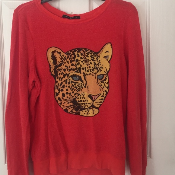 Wildfox leopard sweater.