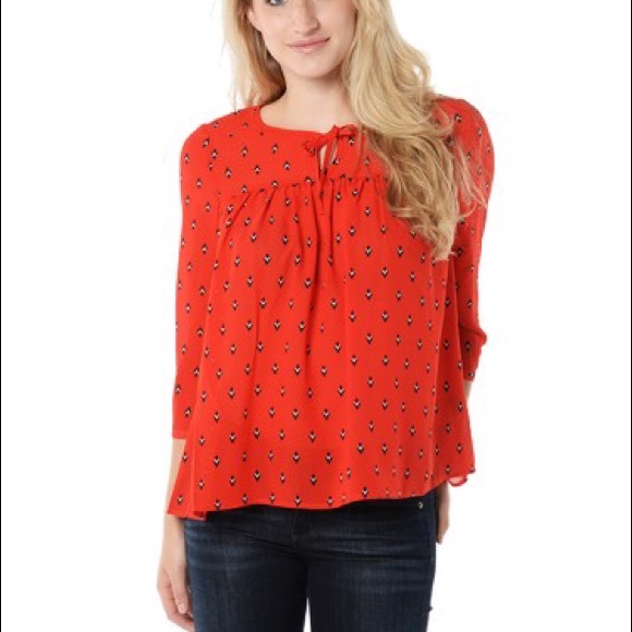 JACK BY BB DAKOTA RED ARROWHEAD TOP